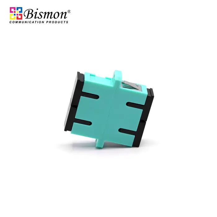 SC Adapter Duplex Multi-mode OM3 Speed 10GB, Aqua color
